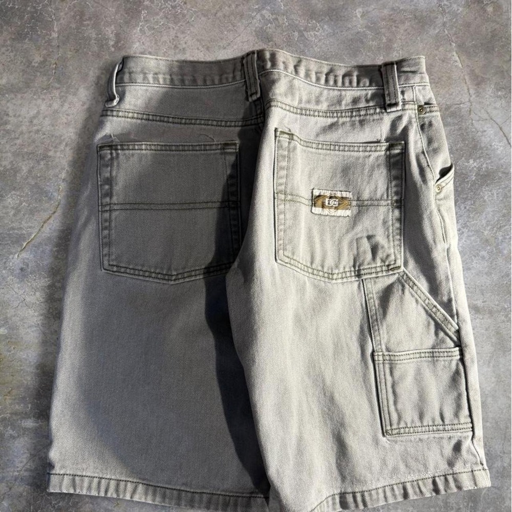 Vintage Y2K Droors Carpenter Denim Shorts Mens 30 Baggy Skate Grey Jorts DC Shoe